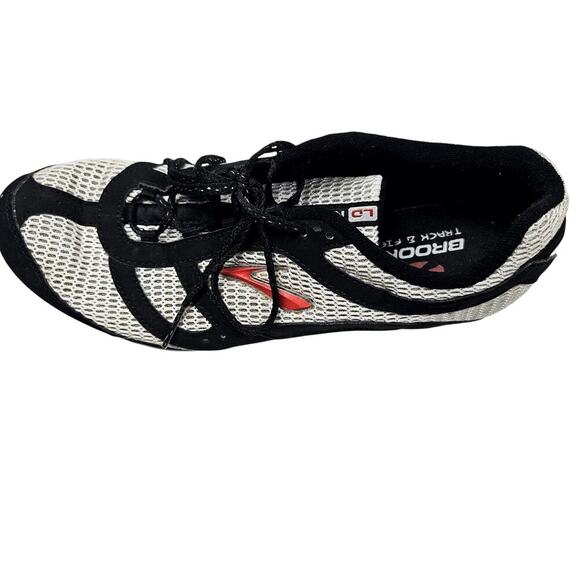 Brooks Nerve LD Track Shoes Size 11 White Running Athletic Spikes - Picture 3 of 15